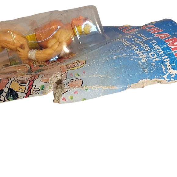 Wrestling Champs Vintage Bootleg Motu Hulk Hogan Wrestler Action Figure RARE - Picture 10 of 16